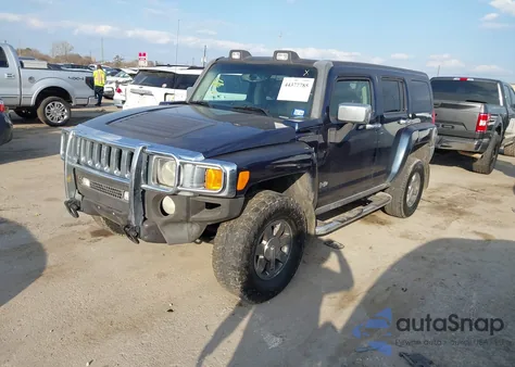 2007 Hummer H3 Suv z USA, uszkodzony, nr VIN 5GTDN13E878180770
